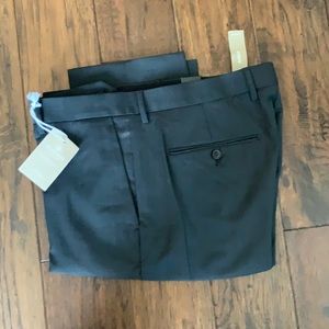 J. Crew Bowery slim fit dark gray dress pants